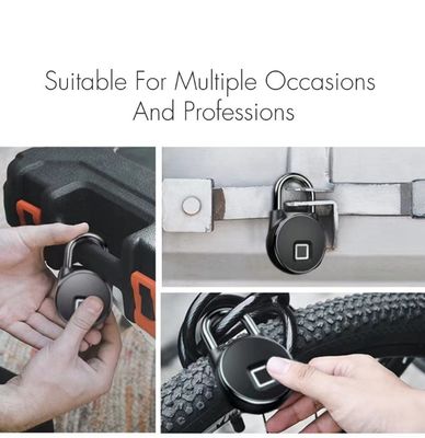Qleung S502 Fingerprint Waterproof IP65 Tuya BLE APP Padlock Digital Fingerprint Smart Door Lock