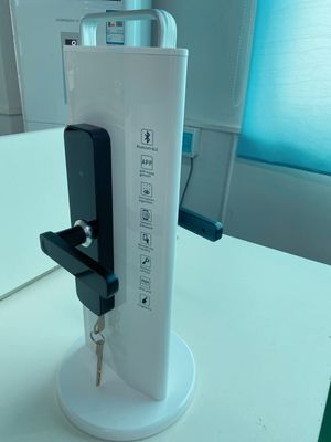 Rotating Smart Lock Stand for Exhibition Hall Display Rack for Fingerprint Locks