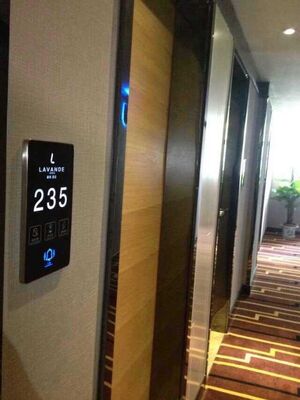 Customized E1 Doorplate Hotel Room Number Customized Logo Touch Switch Hotel Doorsign With DND Switch