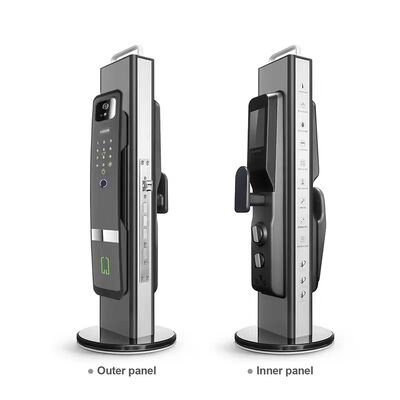 Qleung S924Max 3D Face WIFI Tuya App Remote Control Card Key Code Fingerprint Automatic Smart Home Door Lock with Cloud Mortise