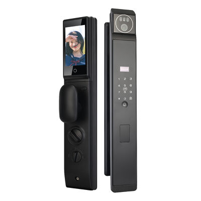 Tuya Smart Lock with 3D Face Recognition Palmprint LCD Display Keyless Entry Security