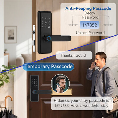 New Lock Model S850 Tuya Door Lock Smart Home Door Lock Support Multiple Languages