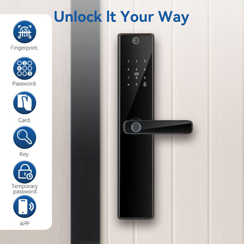 S819-2MAX Camera Lock Visible Tuya Intercom Video Calls Smart Door Lock Keyless Entry Security Factory OEM Wifi Smart Lock
