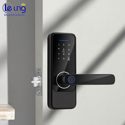 Fermeture de porte numérique en alliage d'aluminium Tuya Ttlock Clés Wifi Cerraduras Inteligentes