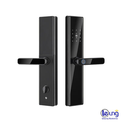 Carte clé mot de passe empreinte digitale Smart Lock alliage d'aluminium et verre trempé