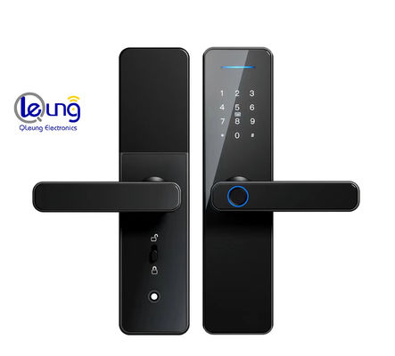 Fermeture de porte en verre trempé Tuya avec empreinte digitale S811 Mot de passe Smart Lock