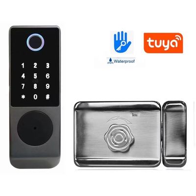 Tuya TTlock Fermeture à porte imperméable IP65 Fermeture à porte intelligente avancée