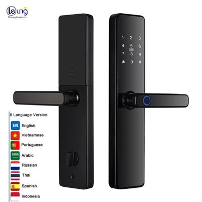 Fermeture de porte à domicile intelligente S819 Fermeture de porte à empreinte digitale Fermeture de porte 8 langues Tuya Fermeture de porte Wifi TTlock