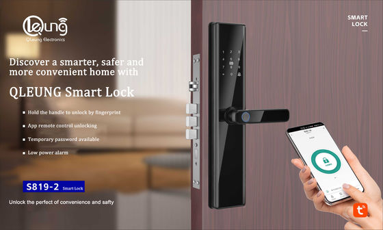 5 kg d'empreintes digitales, verrouillage de porte biométrique, code d'accès, carte IC, verrouillage de porte par Bluetooth