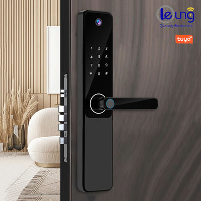 Fermeture de porte de la caméra de 8 langues S802Pro Smart Lock d'empreinte digitale