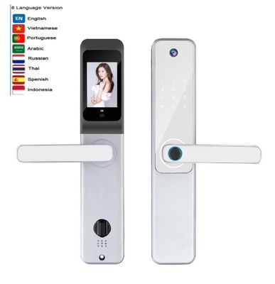 S802Pro code d'empreinte digitale verrouillage de porte 8 langage sonnette vidéo verrouillage intelligent