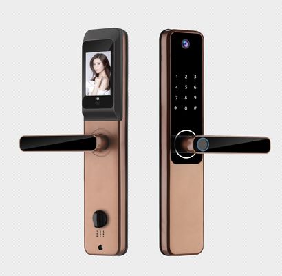 Caméra de haute sécurité Smart Lock Noir Argent Pour l' appartement à la maison