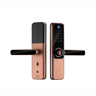 9 langues Fermeture automatique de porte en alliage d'aluminium Fermeture à distance de porte avec caméra