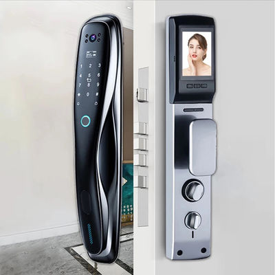 Fermeture de porte en alliage d'aluminium avec caméra Fermeture de porte numérique RoHS appartement