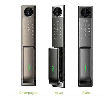 Qleung S923MAX vidéo intelligente appelant reconnaissance faciale empreinte digitale Smart Door Lock