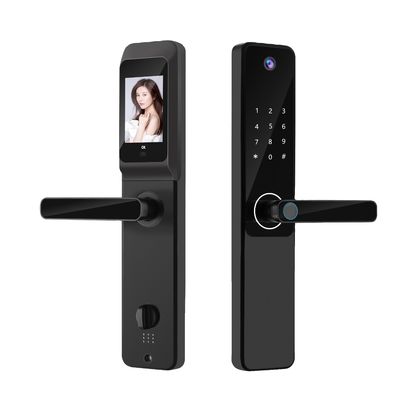 S802Pro HD Camera Intelligente Tuya Biométrique d'empreinte digitale Carte IC clé Smart Home Fermeture de porte avec connectivité WiFi
