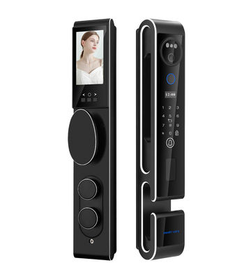 Qleung S666 Fermeture de porte 3D de reconnaissance faciale avec déverrouillage multi-façons pour la maison