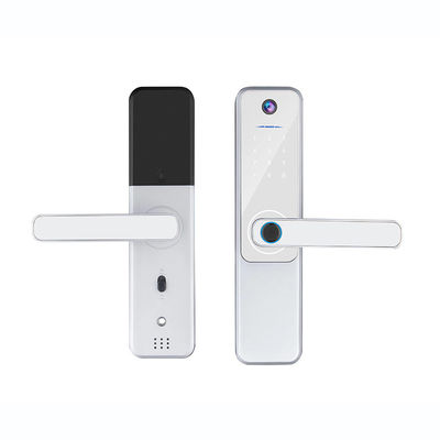 Serrures intelligentes Qleung S802MAX Empreinte digitale Wifi Application Tuya Déverrouillage à distance Carte Code Caméra Porte d'entrée numérique