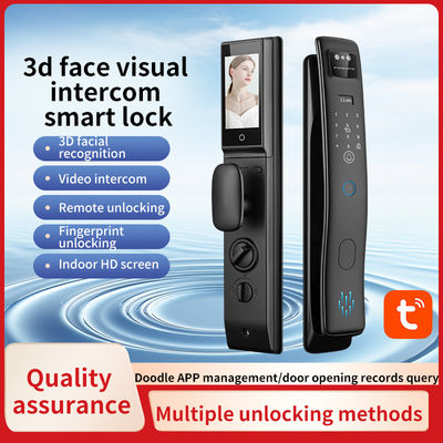 Smart Home S958Max Code de carte d'empreinte digitale clé vidéo interphone reconnaissance faciale Tuya verrouillage de porte