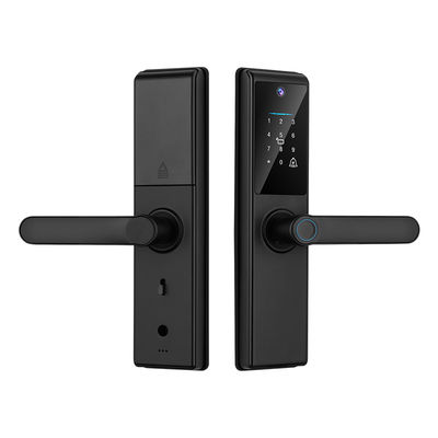 Tuya Wifi APP télécommande d'empreinte digitale Code de carte clé S821Max Smart Lock avec caméra pour le bureau à domicile Appartement hôtel