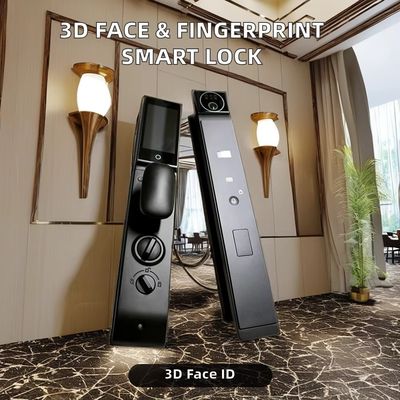 Fermeture à clef sécurisée intercom 3D face verrouillage automatique de porte pour appartement