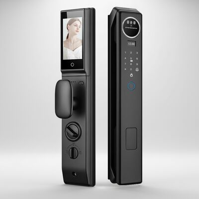 Qleung S959MAX Fermeture automatique de porte intelligente avec interphone d'appel vidéo et télécommande Tuya