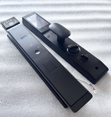 Tuya Smart Lock avec reconnaissance faciale en 3D, écran LCD à empreinte de paume, sécurité d'entrée sans clé