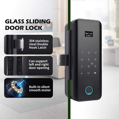 Tuya Smart App Face ID Biométrique empreinte digitale Smart Verrouillage de porte numérique avec mot de passe et entrée de carte
