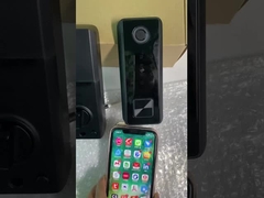 Déverrouillez avec l'application TTLOCK/TUYA BLE Carte d'empreinte digitale Mot de passe clé Porte USB Noir/Argent